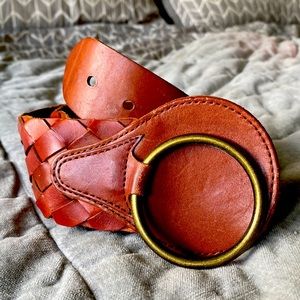 Hobo leather belt